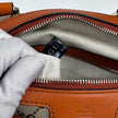 Gucci Boston Bag in tela GG Supreme con Dettagli in Pelle Arancio