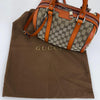 Gucci Boston Bag in tela GG Supreme con Dettagli in Pelle Arancio