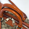 Gucci Boston Bag in tela GG Supreme con Dettagli in Pelle Arancio