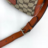 Gucci Boston Bag in tela GG Supreme con Dettagli in Pelle Arancio