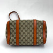 Gucci Boston Bag in tela GG Supreme con Dettagli in Pelle Arancio
