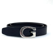 Gucci Cintura in pelle reversibile nera/marrone con fibbia G argento Mis. 80