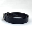 Gucci Cintura in pelle reversibile nera/marrone con fibbia G argento Mis. 80