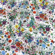 Gucci Foulard Flora in seta bianca con stampa Flora