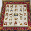 Gucci Foulard in seta con stampa arredi classici 90x90