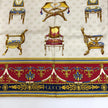 Gucci Foulard in seta con stampa arredi classici 90x90