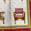 Gucci Foulard in seta con stampa arredi classici 90x90