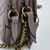 Gucci GG Marmont Camera Bag in Pelle Matelassé Rosa Cipria con Catena