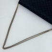 Gucci GG Pochette Monogram Raso Nero con catena argento 1989