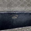 Gucci GG Pochette Monogram Raso Nero con catena argento 1989