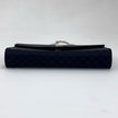 Gucci GG Pochette Monogram Raso Nero con catena argento 1989