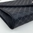 Gucci GG Pochette Monogram Raso Nero con catena argento 1989