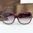 Gucci Occhiali da Sole Bordeaux con Medaglione Crest