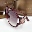 Gucci Occhiali da Sole Bordeaux con Medaglione Crest