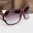 Gucci Occhiali da Sole Bordeaux con Medaglione Crest