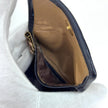 Gucci Portachiavi Vintage GG Monogram Blu con Custodia in Pelle