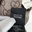 Gucci Sciarpa double face in lana e seta beige e marrone GG monogram