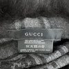 Gucci Sciarpa in Lana e Seta con Bordo in Pelliccia di Volpe Argentata