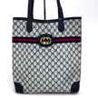 Gucci Shopper Tote Vintage in Tela GG Supreme Blu