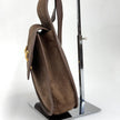 Gucci Zaino monospalla Horsebit in suede marrone e pelle