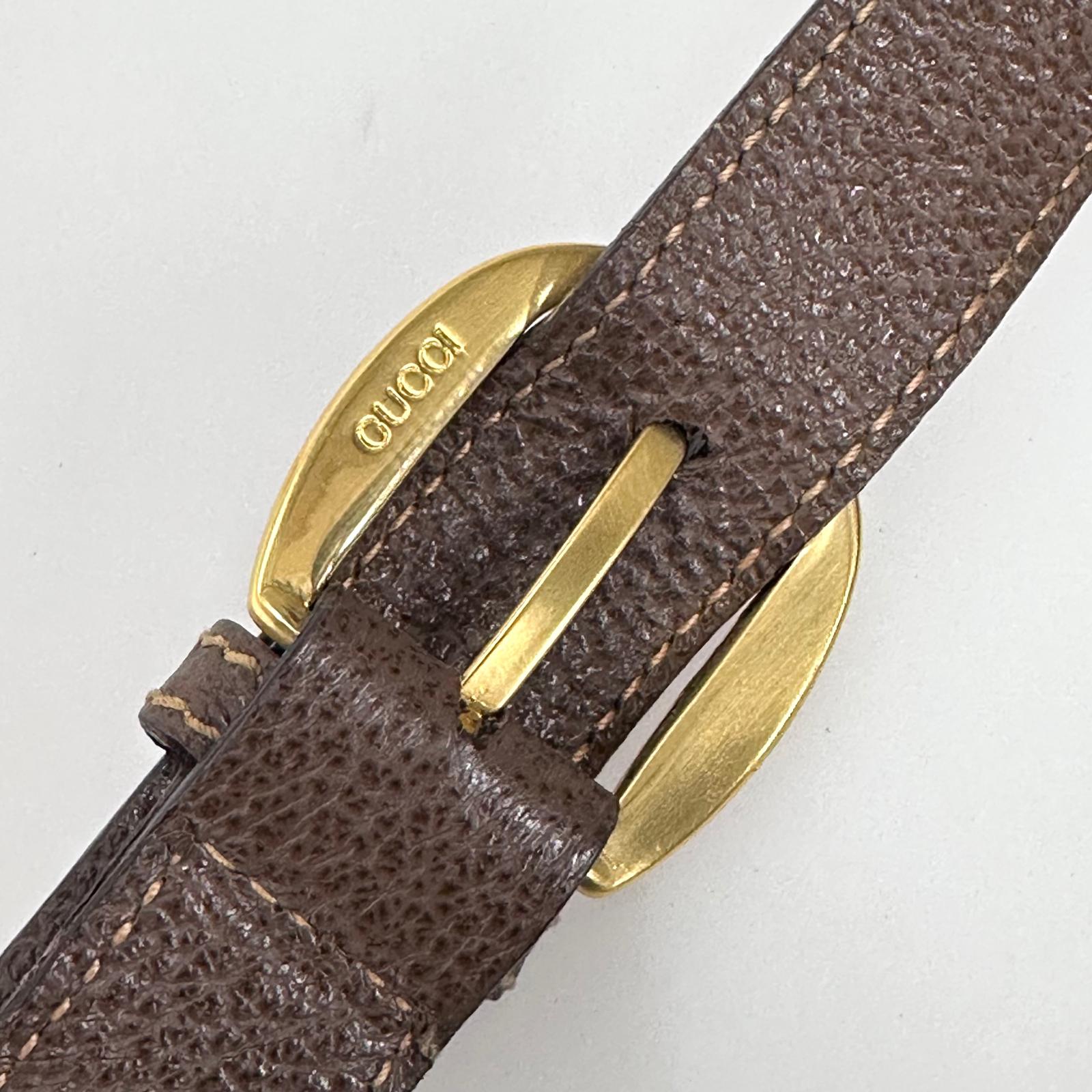 Gucci Zaino monospalla Horsebit in suede marrone e pelle