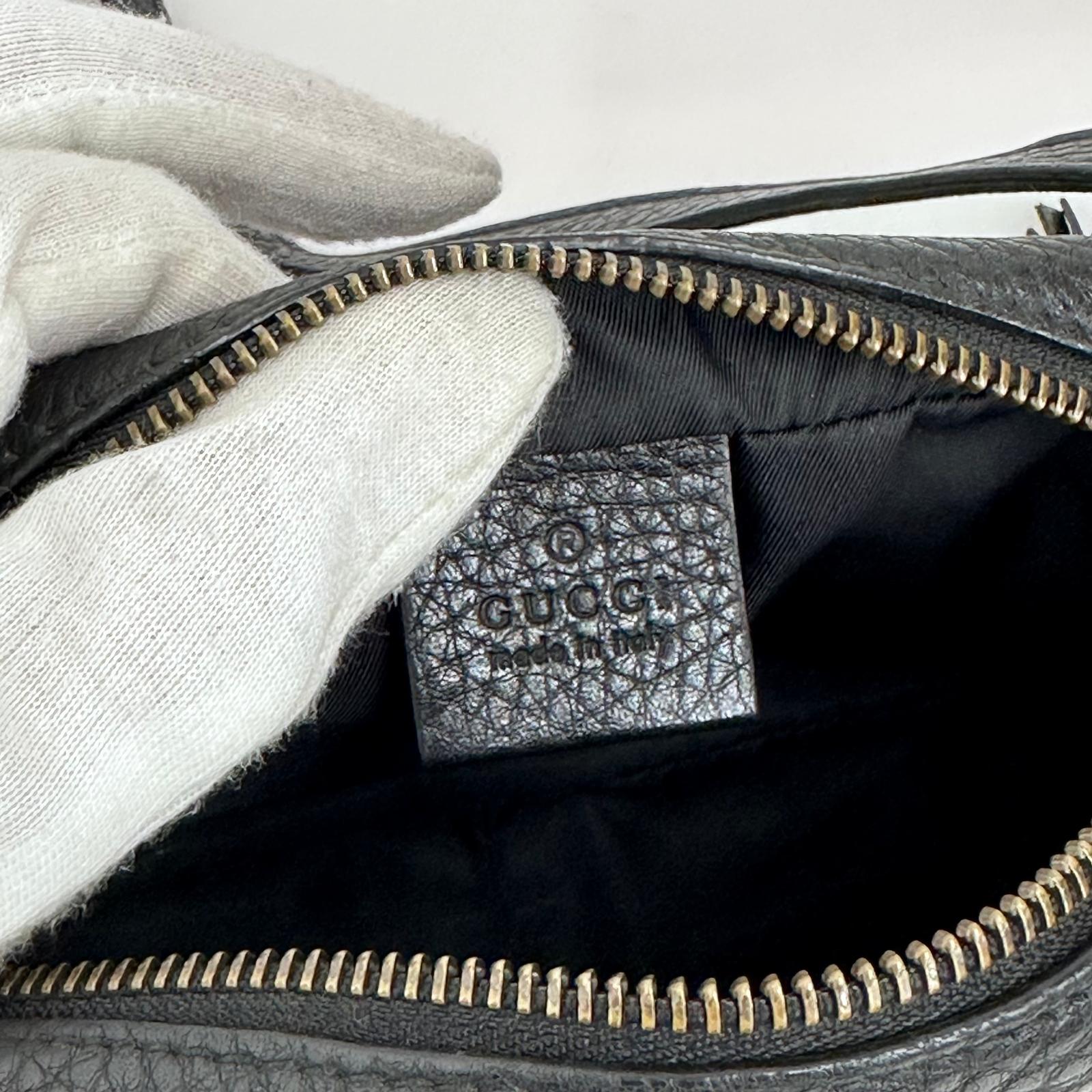 Gucci Borsa Soho Disco Pelle Martellata Nera