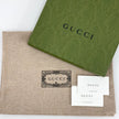 Gucci borsa Clutch GG Supreme con Web verde/rosso