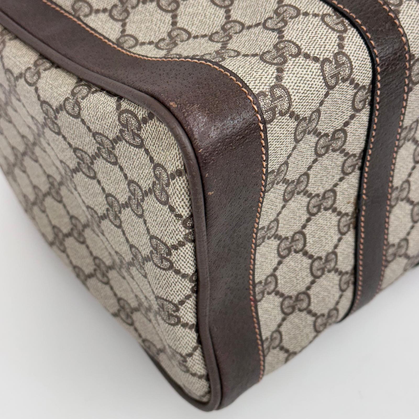 Gucci borsa a mano Boston GG Supreme Web vintage anni 80