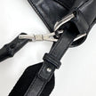 Gucci borsa a spalla pelle nera Bamboo hobo
