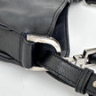 Gucci borsa a spalla pelle nera Bamboo hobo
