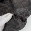 Gucci borsa a spalla pelle nera Bamboo hobo