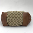Gucci borsa a spalla tote GG Canvas beige pelle cuoio Charm Interlocking G