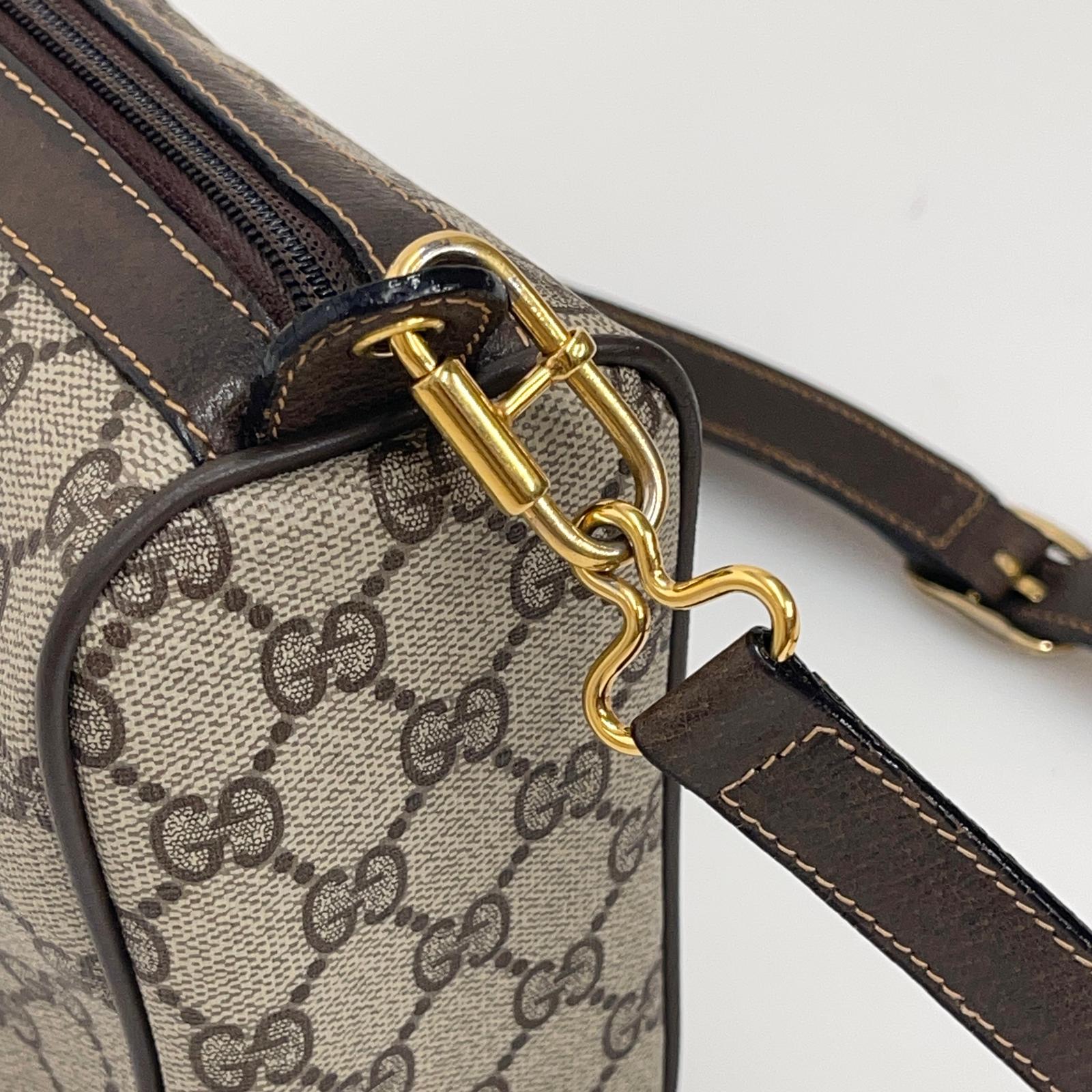 Gucci borsa a tracolla Ophidia in tessuto GG Supreme con dettaglio Web