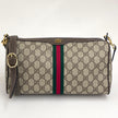 Gucci borsa a tracolla Ophidia in tessuto GG Supreme con dettaglio Web