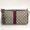 Gucci borsa a tracolla Ophidia in tessuto GG Supreme con dettaglio Web