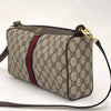 Gucci borsa a tracolla Ophidia in tessuto GG Supreme con dettaglio Web