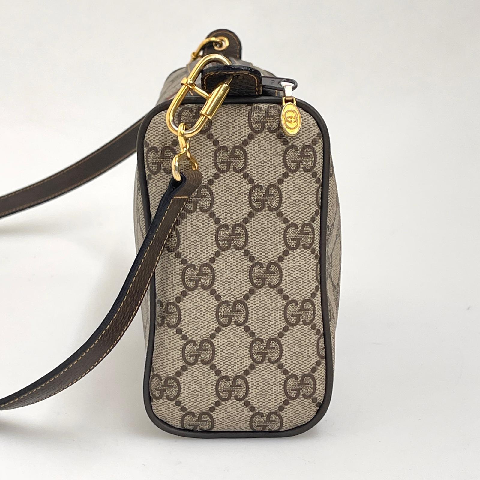 Gucci borsa a tracolla Ophidia in tessuto GG Supreme con dettaglio Web