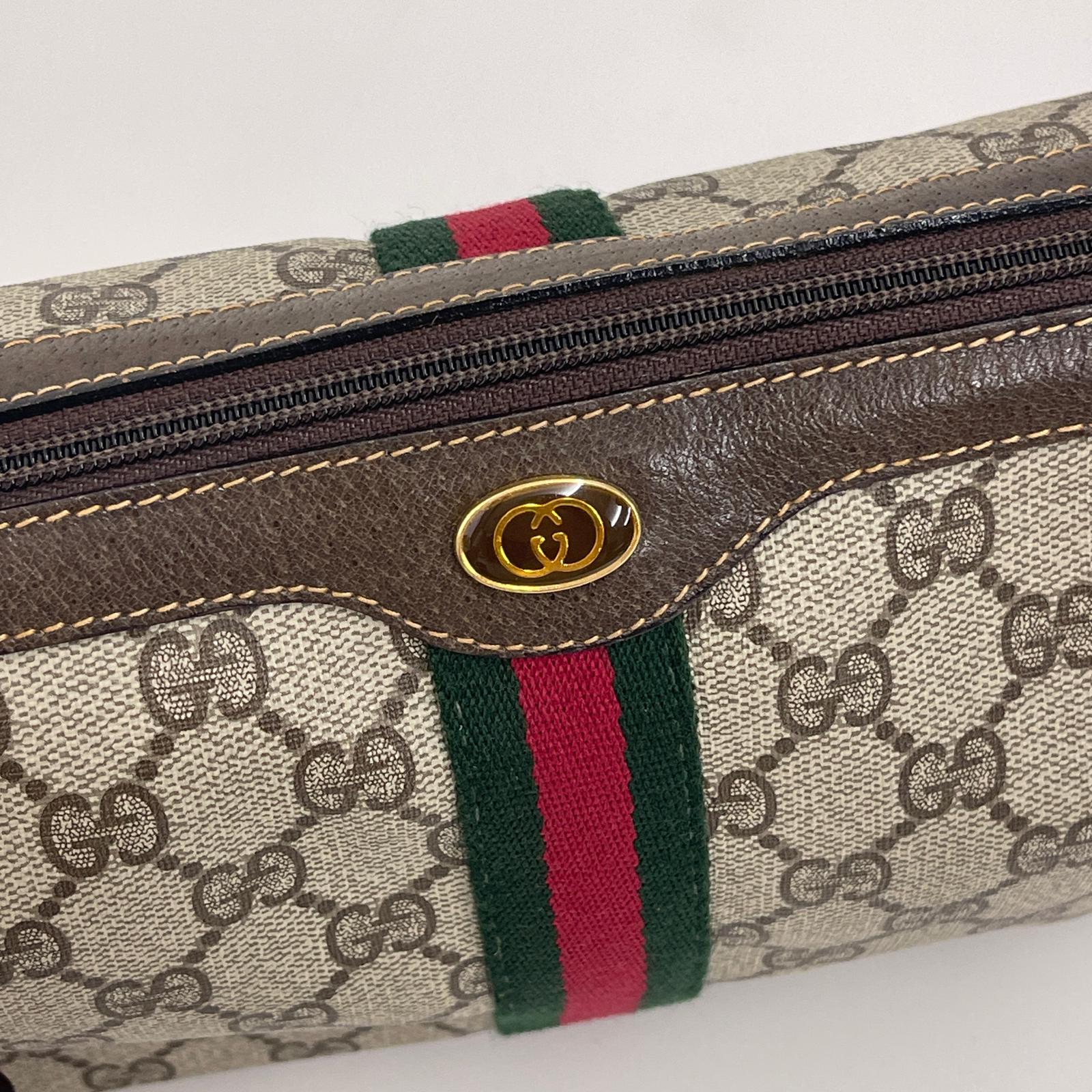 Gucci borsa a tracolla Ophidia in tessuto GG Supreme con dettaglio Web