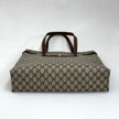 Gucci borsa tote a spalla vintage in tela GG Supreme con profili Web