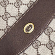Gucci borsa tote a spalla vintage in tela GG Supreme con profili Web