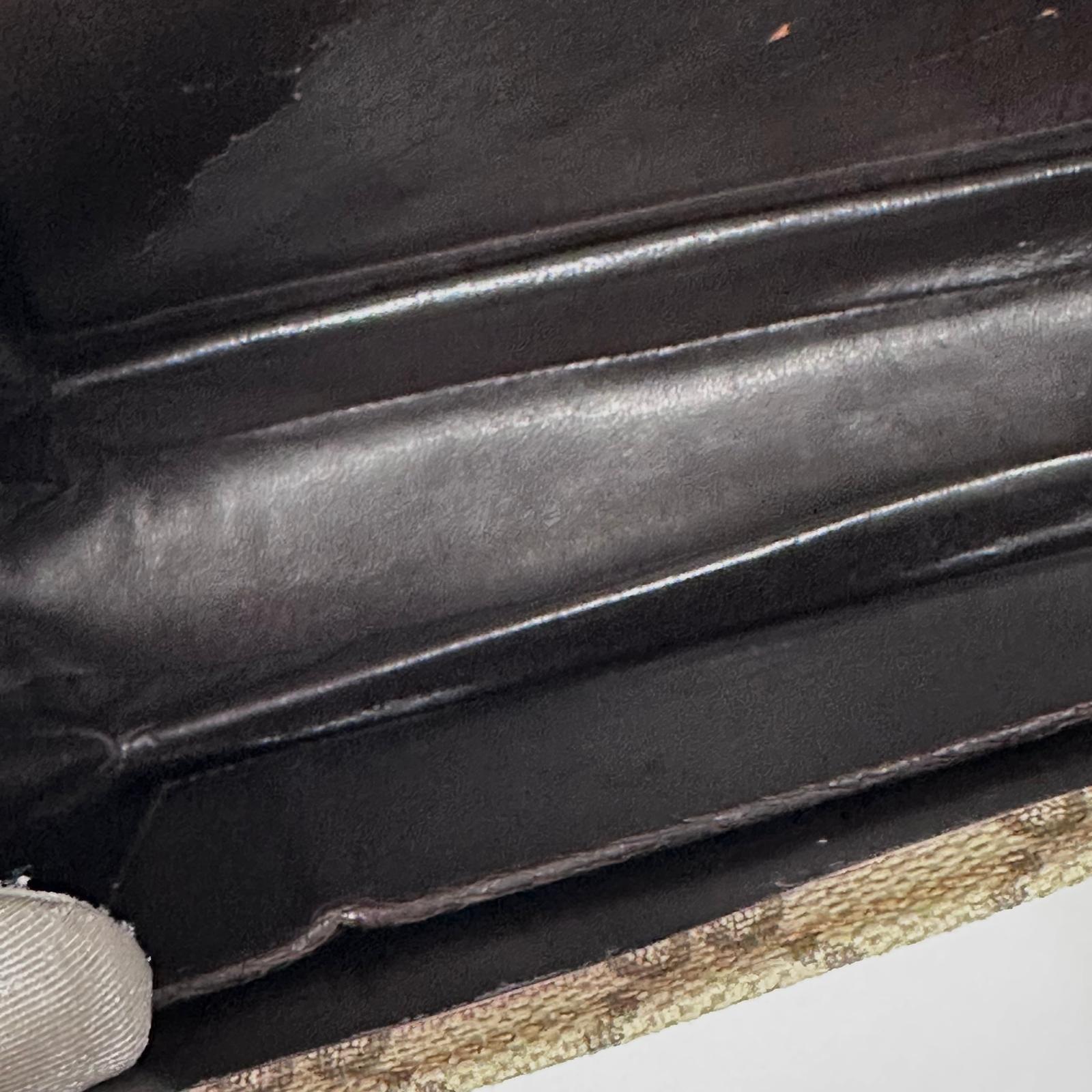 Gucci borsa vintage a spalla GG Supreme con chiusura Interlocking GG