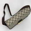 Gucci borsa vintage a spalla GG Supreme con chiusura Interlocking GG