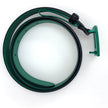 Gucci cintura in pelle nera con fibbia G verde – 112 cm