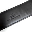 Gucci cintura in tela GG marrone con fibbia logo argento Mis. 80