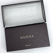 Gucci portafoglio donna Crystal in tela GG Supreme e pelle marrone