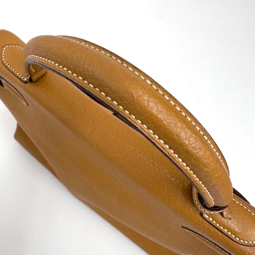 Hermès Borsa Kelly 32 Retournée Ardennes Gold hardware oro 1985: ○O