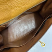 Hermès Borsa Kelly 32 Retournée Ardennes Gold hardware oro 1985: ○O
