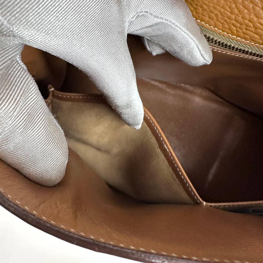 Hermès Borsa Kelly 32 Retournée Ardennes Gold hardware oro 1985: ○O