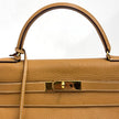 Hermès Borsa Kelly 32 Retournée Ardennes Gold hardware oro 1985: ○O