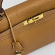 Hermès Borsa Kelly 32 Retournée Ardennes Gold hardware oro 1985: ○O